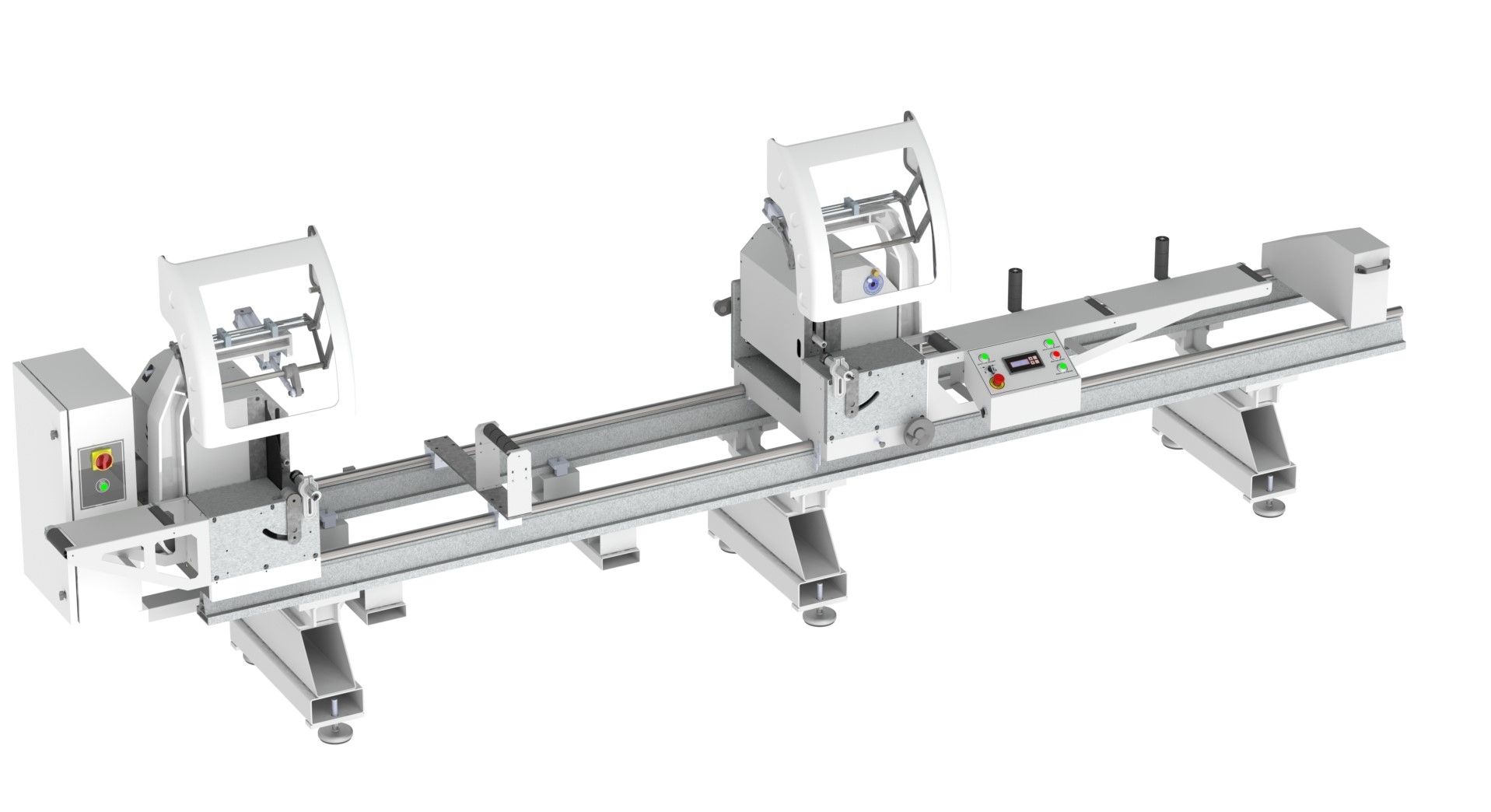 MAȘINI DE DEBIT PVC - Manual Double Head Cutting Machine CKM-400